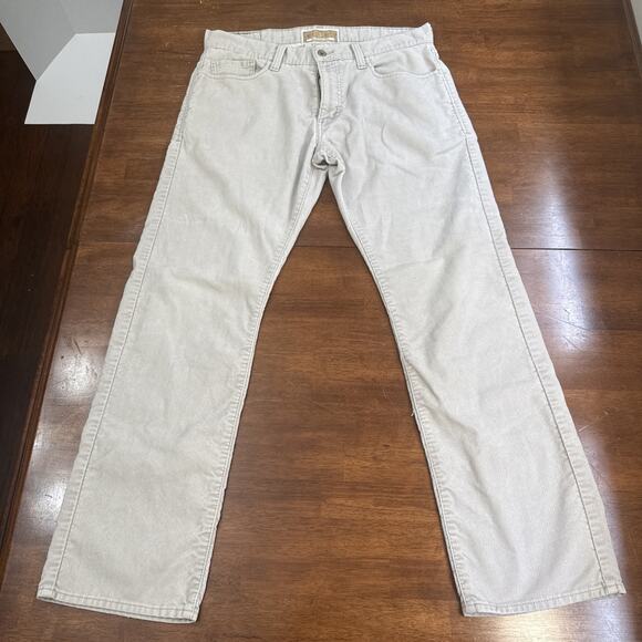 Vintage Levi’s 514 Slim Straight Cordoruy Pants 34x30 Made in Hong Kong - Picture 1 of 10